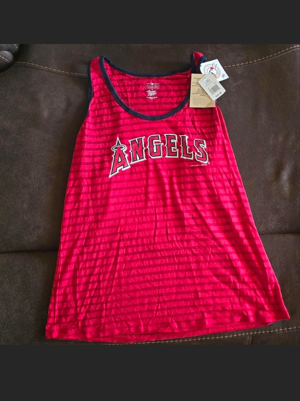 MLB Campus Lifestyle Los Angeles Angels Womens Tank Top Size XL